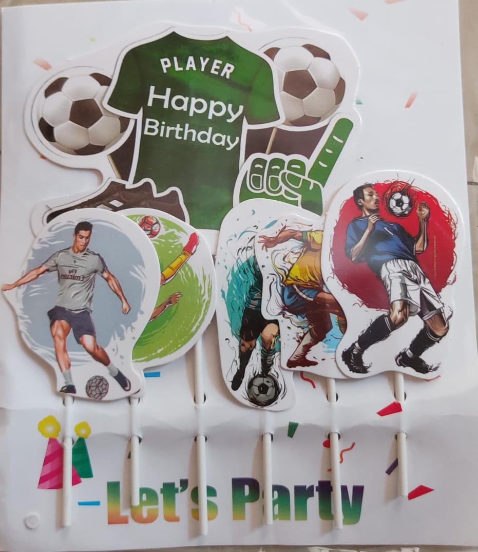 Football Theme Toppers